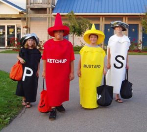 Condiment halloween costumes